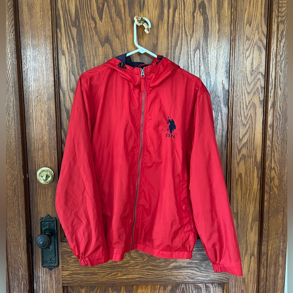 Red Rain Jacket